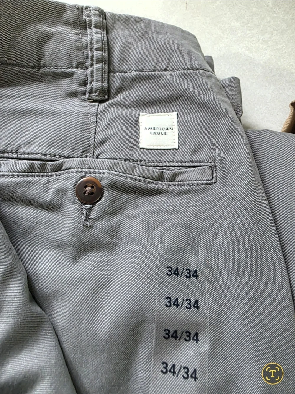 NEW American Eagle Flex - Men's Gray and Khaki Pants 34x34